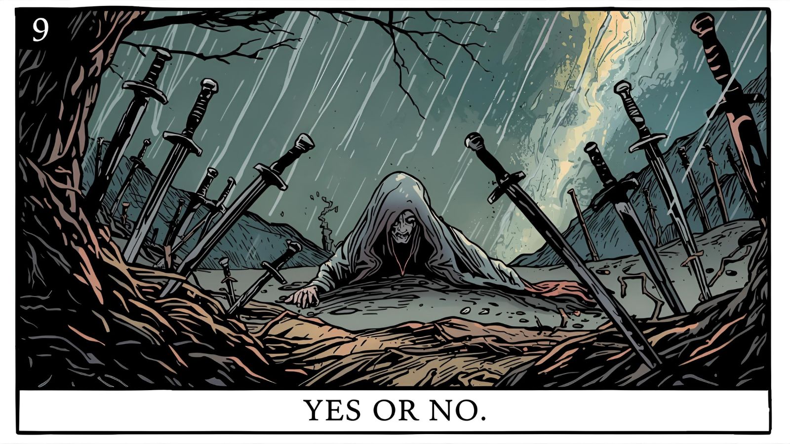 9 of Swords Yes or No