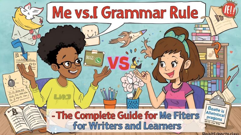 Me vs I Grammar Rule – The Complete Guide for Writers and Learners