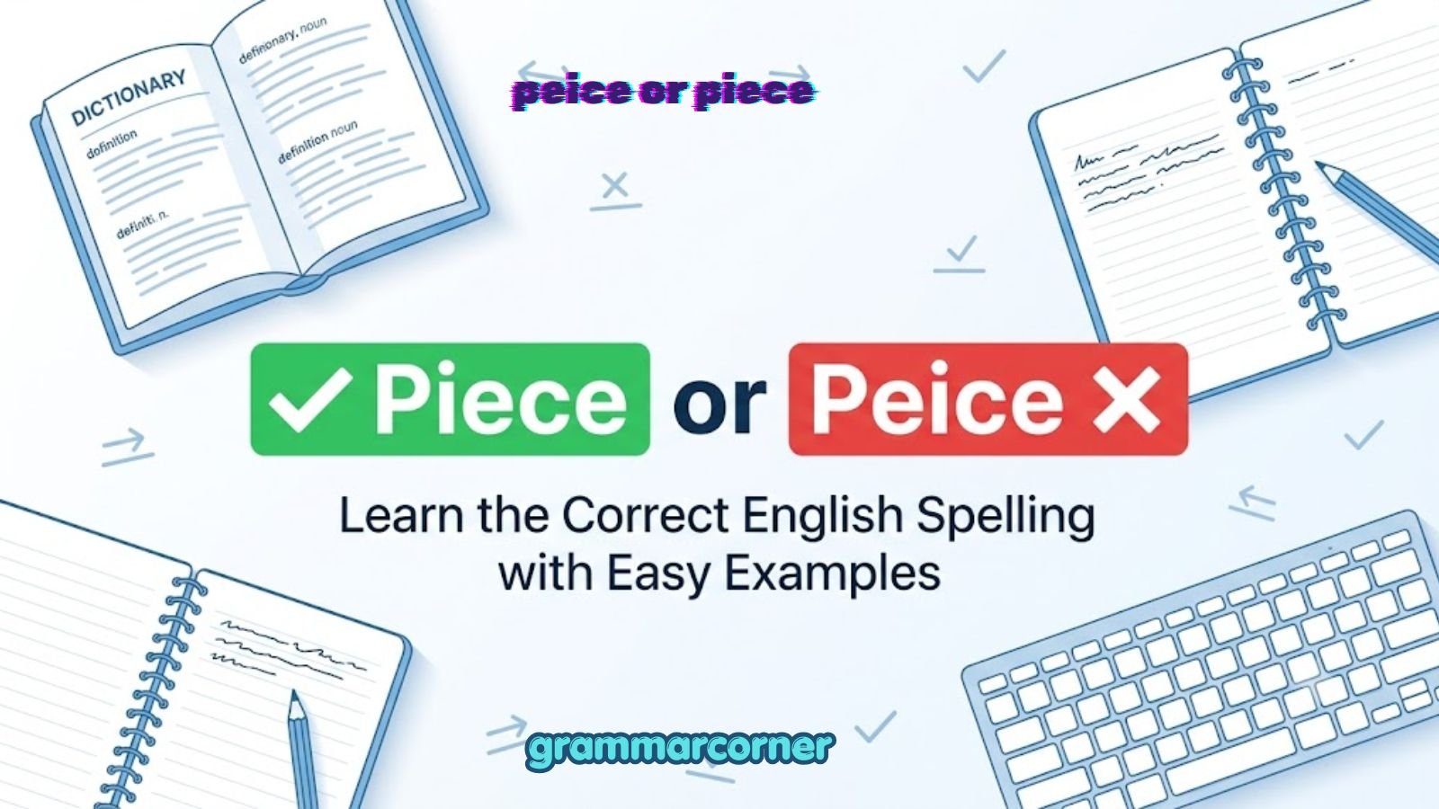 peice or piece