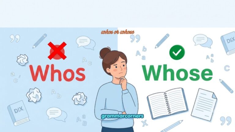 Whos or Whose