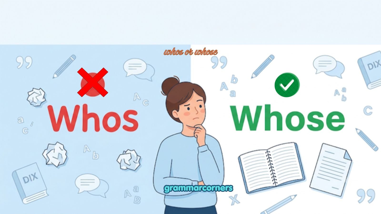 Whos or Whose