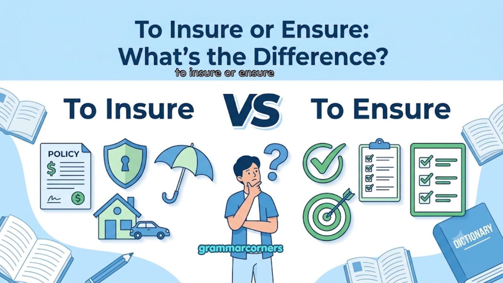 to insure or ensure