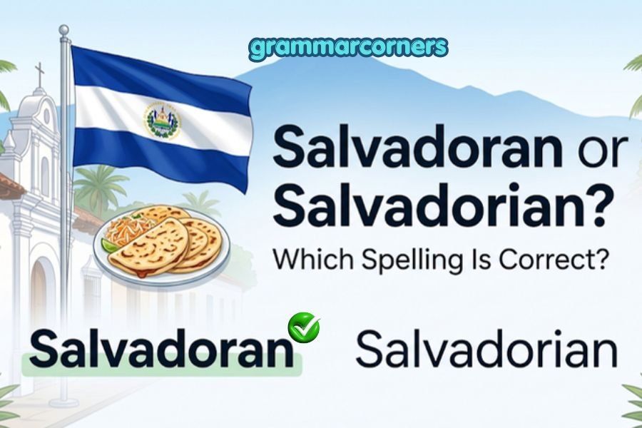 salvadoran or salvadorian