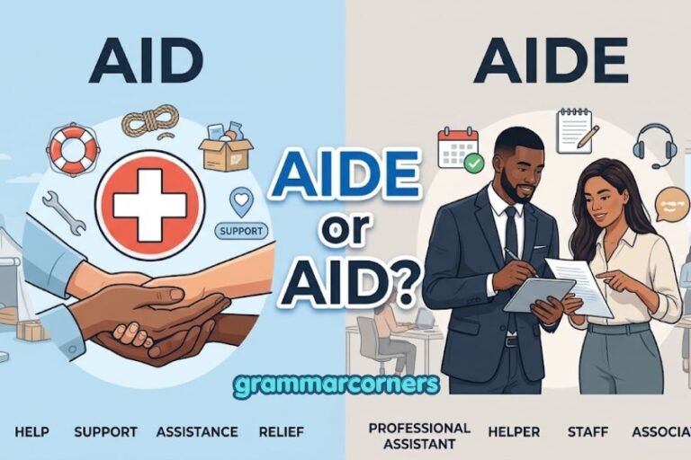 aide or aid